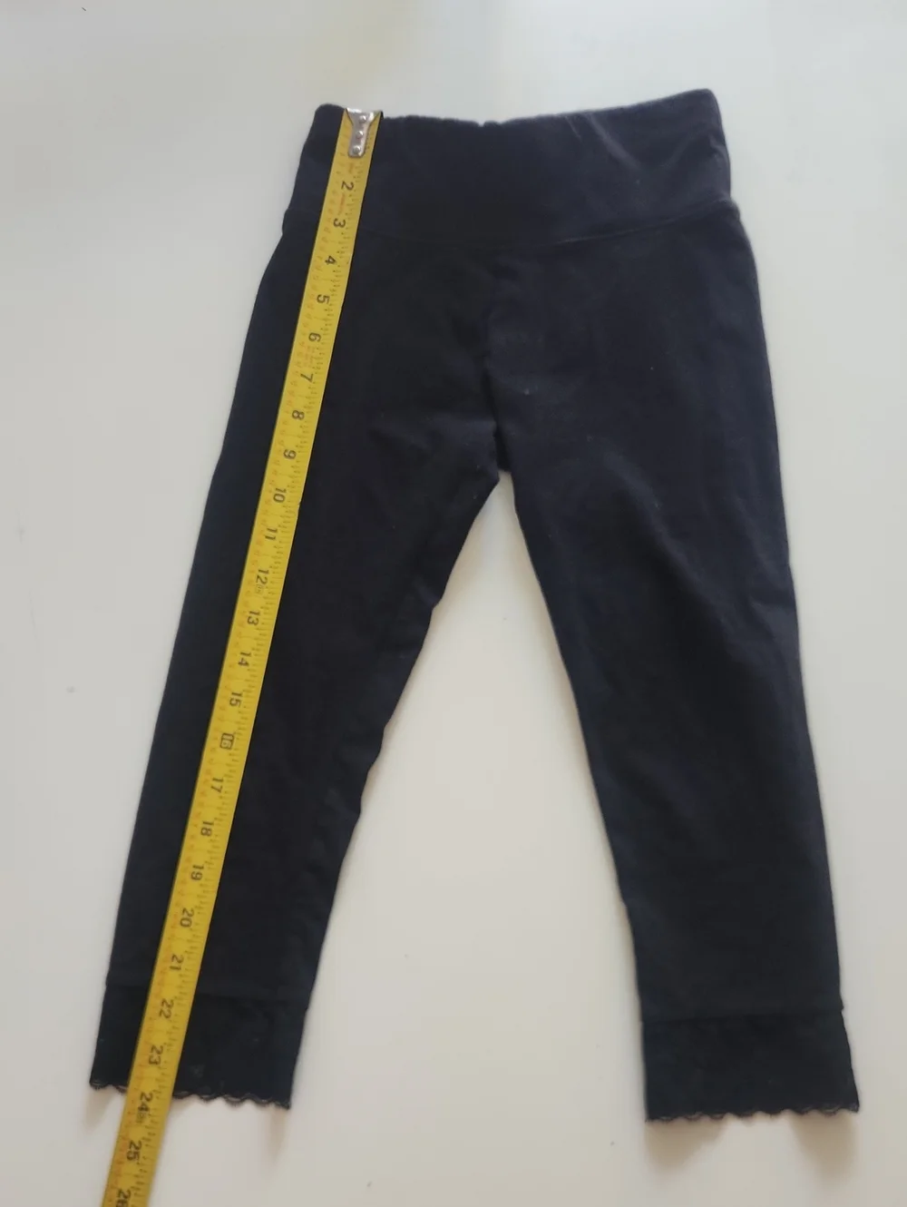 Justice Black Leggings With Lace Trim 10